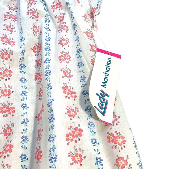 Vintage Lady Manhattan Floral House Dress Nightgown, Size Small NEW Old Stock - Picture 4 of 9